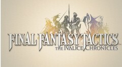 Oficjalne logo Final Fantasy Tactics: The Ivalice Chronicles, przedstawiające sylwetki postaci ze zremasterowanej taktycznej gry RPG (źródło obrazu: strona prasowa Square Enix)