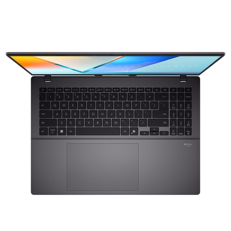 Vivobook ma klawiaturę numeryczną i całkiem duży touchpad (źródło obrazu: Asus)