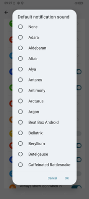 Dźwięki powiadomień (nie pełna lista). (Źródło obrazu: Sergey Tarasov - Notebookcheck)