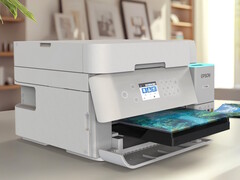 Uniwersalna drukarka atramentowa Epson EcoTank ET-3950 to jeden z dwóch zapowiedzianych nowych modeli z dużymi zbiornikami na atrament i wysokimi cyklami roboczymi do druku wysokonakładowego w domu lub w pracy. (Źródło zdjęcia: Epson)
