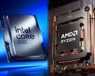 Intel i AMD mają nowe wersje procesorów na lata 2024 i 2025. (Źródło obrazu: Intel/AMD - edytowane)