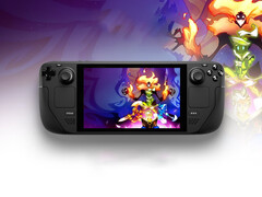 Urządzenie Steam Deck na żywym tle (źródło obrazu: Steam; edytowane)