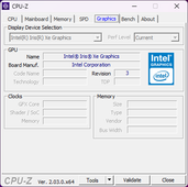 CPU-Z: Graphics