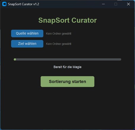 Snapsort porządkuje duże zbiory zdjęć w folderach według daty ich utworzenia