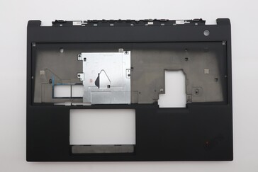Magnezowa rama jako część oparcia dłoni w ThinkPad P16 Gen 3.