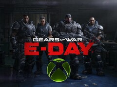 Baner promujący grę „Gears of War: E-Day”, dostępną wyłącznie na konsolę Xbox
