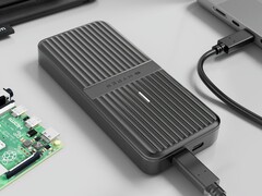 Zmodernizowana obudowa HyperDrive Next USB4 M.2 PCIe o przepustowości 80 Gb/s. (Źródło zdjęcia: Hyper via CES)