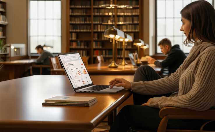 Zdjęcie przedstawiające laptop w codziennym użytkowaniu