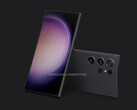 Galaxy S24 Ultra jest jedynym członkiem serii, który według plotek będzie wyposażony wyłącznie w Snapdragon 8 Gen 3. (Źródło obrazu: @OnLeaks &amp; SmartPrix)