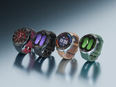 Zegarek Moto Watch Ultra w czterech wersjach wykończenia dostępnych w momencie premiery.