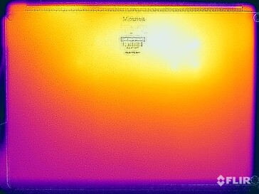 Badanie naprężenia w temperaturze powierzchniowej (dół)