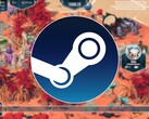 Ilustracja przedstawiająca logo serwisu Steam oraz grę „As Far As The Eye” w promocji.