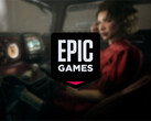 Obie nadchodzące darmowe gry na PC to tytuły detektywistyczne. Na zdjęciu: edytowany zrzut ekranu z gry Nobody Wans to Die z logo Epic Games Store u góry.