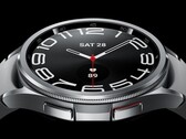 Model Galaxy Watch6 Classic (na zdjęciu) ma obrotową ramkę i baterię o pojemności 425 mAh. (Źródło zdjęcia: Samsung)