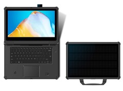 Najnowszy laptop firmy Oukitel ładuje się pod wpływem promieni słonecznych.