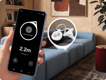 Widok kompasu w Samsung SmartTag 3.