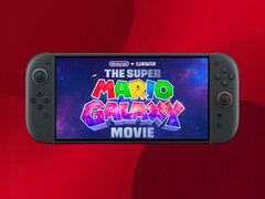 Film Super Mario Galaxy odtwarzany na konsoli Switch 2 (źródło obrazu: Illumination, Nintendo of America z poprawkami)