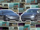 Porównanie między HW3 Tesla Model S i HW4 Tesla Model Y wykazało zaskakujące różnice wizualne. (Źródło obrazu: AI DRIVR - edytowane)