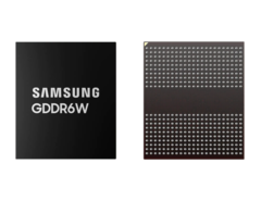 Kość GDDR6W z 512 pinami I/O (Źródło obrazu: Samsung)