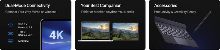 Tablet może być używany jako zewnętrzny monitor (źródło obrazu: FlexTab)