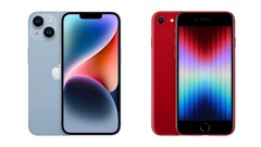 Apple nie sprzedaje już nowych egzemplarzy iPhone'a 14 i iPhone'a SE (2022). (Źródło obrazu: Apple)