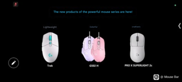 Logitech G Pro X Superlight 2C wyciek maszyna przetłumaczone
