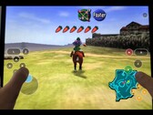 Gra „The Legend of Zelda: Ocarina of Time” działająca w trybie natywnym na iPadzie. 