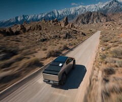 SpaceX Starlink Mini na cybertrucku Tesli