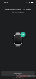 konfiguracja smartwatcha Amazfit GTS 4 Mini