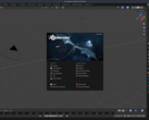 Widok startowy Blender 5 beta. (Źródło obrazu: Blender)