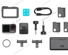 DJI Osmo Action 5 Pro będzie wyposażony w 3 baterie dla dłuższych sesji nagraniowych. (Źródło zdjęcia: @Quadro_News via Twitter/X)