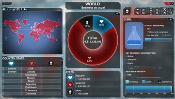 Plague Inc: Evolved zrzut ekranu z rozgrywki