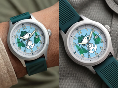 Znak słowny „Timex” został przesunięty w dół i w lewo, najprawdopodobniej w celu zwolnienia miejsca na grafice.