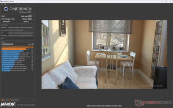Wyniki Cinebench R20 znacznie spadają na baterii