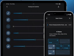 Gaudio Studio na smartfony może rozdzielić muzykę z powrotem na poszczególne ścieżki wokalne i instrumentalne. (Źródło obrazu: Gaudio Lab)