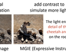 Przykład danych wejściowych i wyjściowych MGIE. (Źródło: arXiv)