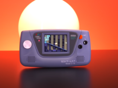 Niestandardowy SEGA Game Gear, o którym mowa, z wieloma ulepszeniami pod maską. (źródło obrazu: Macho Nacho Productions YT)