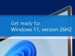 Oficjalny baner promocyjny firmy Microsoft zapowiadający nadchodzącą wersję systemu Windows 11 o numerze 26H2.