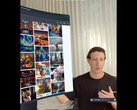 CEO firmy Meta, Mark Zuckerberg, mówi o Apple Vision Pro, nagranym za pomocą systemu passthrough rzeczywistości mieszanej Quest 3 (zdjęcie: @zuck / Instagram)