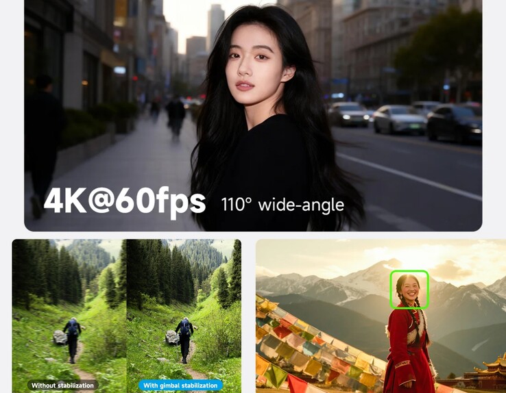 Feiyu Pocket 4 może nagrywać wideo w rozdzielczości do 4K/60fps.