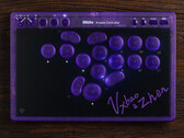 8BitDo Arcade Controller Transparent Purple Edition obsługuje czyszczenie SOCD i blokadę turniejową.