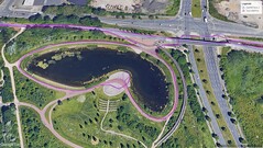 Wycieczka testowa GNSS: trasa wokół jeziora