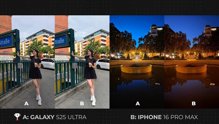 Zdjęcia wykorzystane w porównaniu Samsunga Galaxy S25 Ultra i iPhone'a 16 Pro Max (źródło obrazu: Versus; zrzut ekranu)