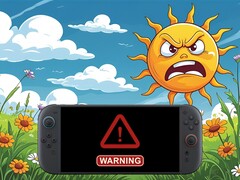 Nintendo Switch 2 pokazane w upale na zewnątrz (źródło zdjęcia: Nintendo of America z poprawkami)