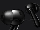 Słuchawki OnePlus Nord Buds 3 zyskują zupełnie nowy wygląd. (Zdjęcie: @OnLeaks / MySmartPrice)
