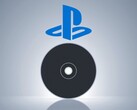 Pusta płyta PS5 widoczna poniżej logo PlayStation