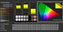 Calman ColorChecker: Przestrzeń kolorów DCI-P3