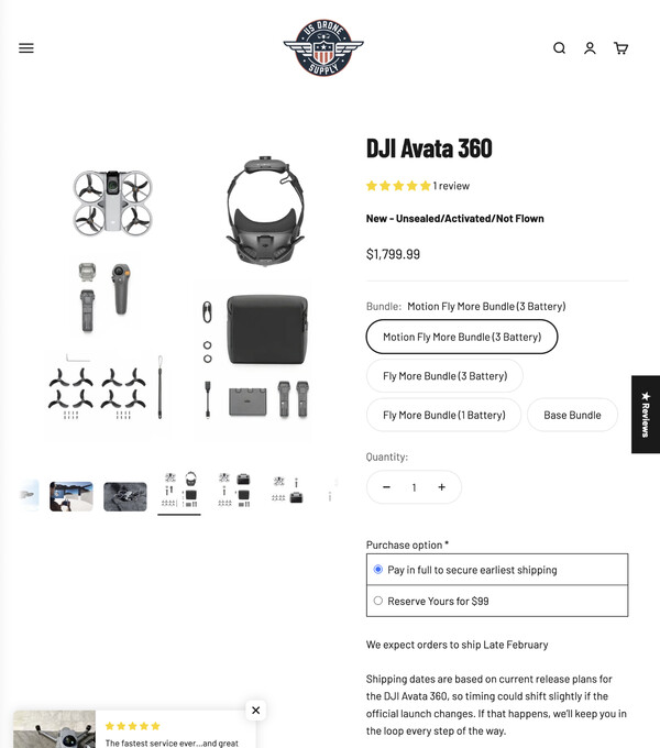 (Źródło zdjęcia: US Drone Supply)