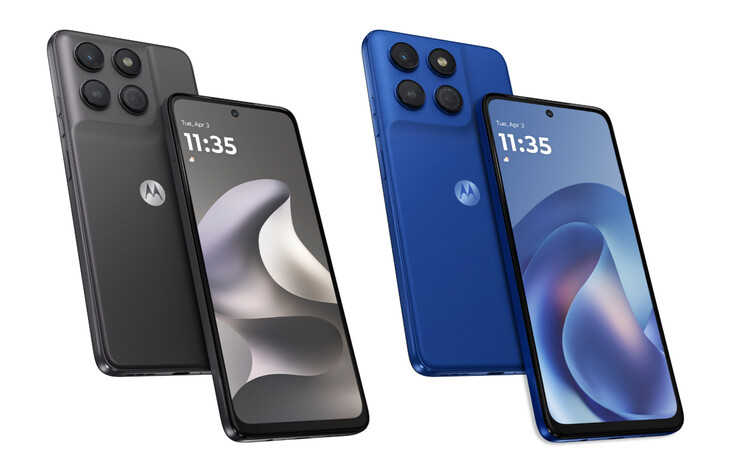 Moto G37 Power w dwóch z czterech premierowych kolorów.