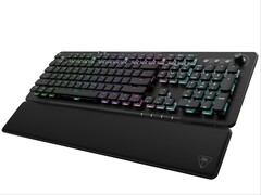 Mechaniczna klawiatura gamingowa Turtle Beach Vulcan II XP Air z odłączaną, miękką podpórką pod nadgarstki.